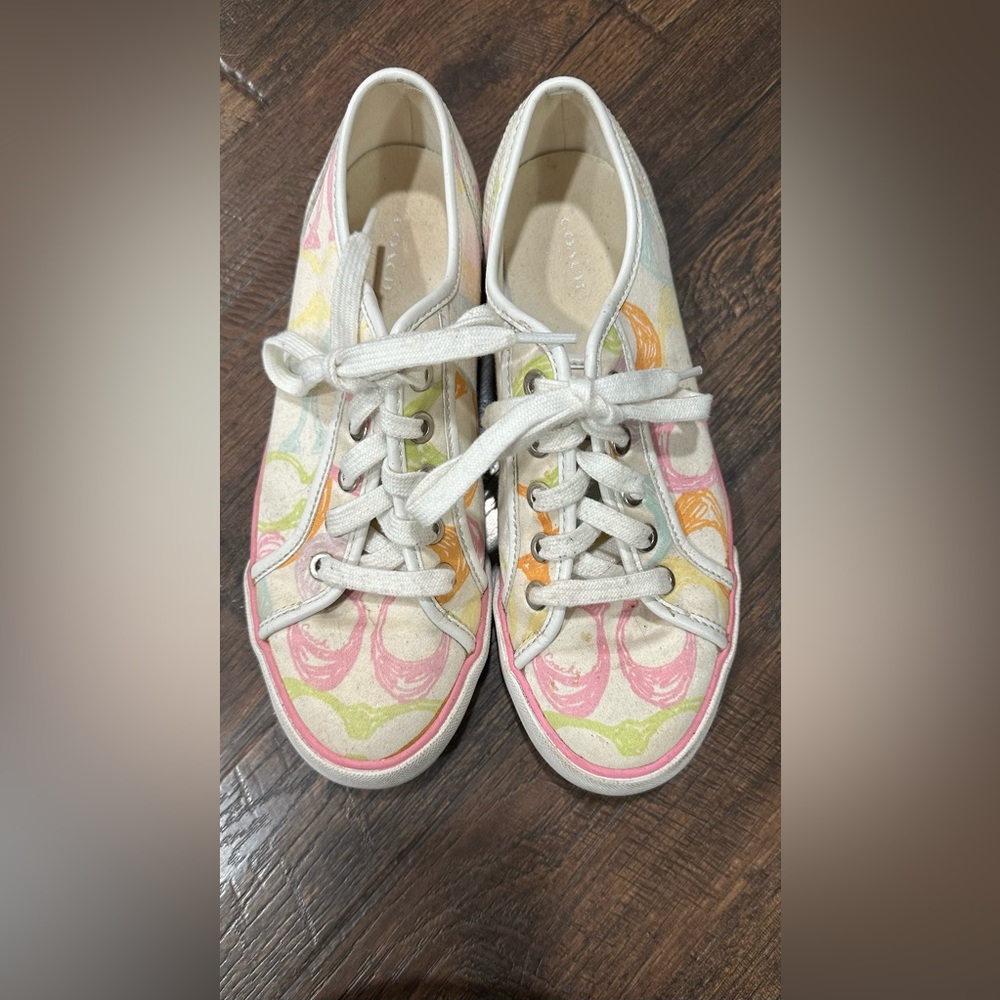 Coach tennis shoes size 7